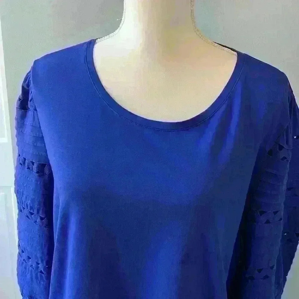 Chicos size 3 gorgeous blue top - Picture 2 of 7